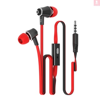 langsdom jm21 - auriculares intrauditivos con cable, estéreo, auriculares con contol en línea y micrófono para teléfonos ios y android