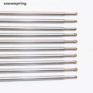 snowspring - recambios para bolígrafo (10 unidades, tinta media y negra, wf co)