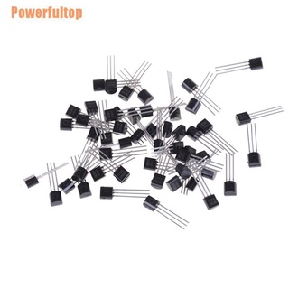 powerfultop@!50pcs/set transistor npn negro bc547 bc547b 0.1a/45v