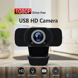 Webcam HD 1080P Con Micrófono , PC Portátil De Escritorio USB Webcams , Pro Streaming Cámara De Ordenador