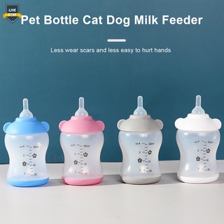 Ls 5 pzs/juego de herramientas de alimentación para mascotas/botella de perro/gato/juego de cepillo de limpieza para pezones/abridor de agujeros/gato/cachorro/con