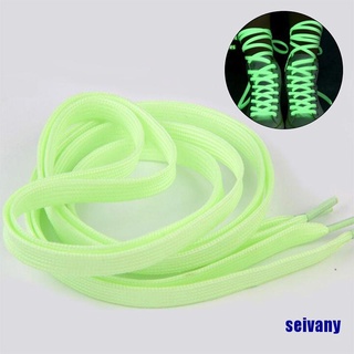 1 par de cordones luminosos planos zapatillas de deporte de lona zapato cordones fluorescentes cordones