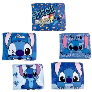 Anime Wallet Cute Cartoon Stitch Short Wallet Lilo & StitchPUpi qian jia