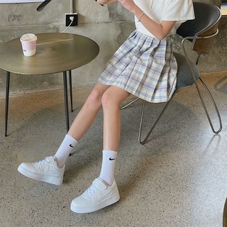 Falda Velcro mujer estudiante todo-partido estilo calle tiro con nuevos zapatos blancos estilo small2021zapatos deportivos ocio Harajuku