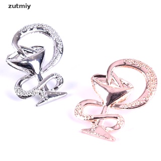 [zuym] broche de símbolo médico de serpiente de moda collar insignia corsage accesorios de joyería xvd