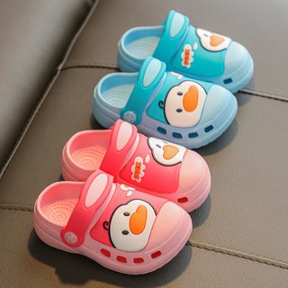 Sandalias de los niños y niñas de dibujos animados Baotou agujero zapatos para bebés de 1-3 años de edad 2 bebé no-sli 1-3 [2]fgdsg884.my (2)