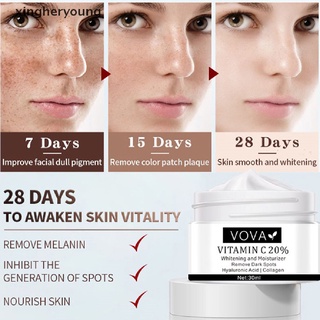 xyco vova vitamina c 20% crema facial blanco eliminar manchas oscuras gel facial cuidado de la piel 30ml fad