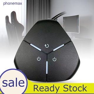 phonemax.co 1.6m Portable Dual USB Ports PC Desktop Computer Case Power Button Switch for Internet Bar