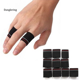 [DGLG] 10 piezas de Protector de dedo elástico para artritis, deporte, ayuda deportiva