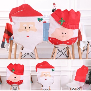 fundas para silla de navidad santa parejas silla funda para comedor hotel navidad fiesta decoración