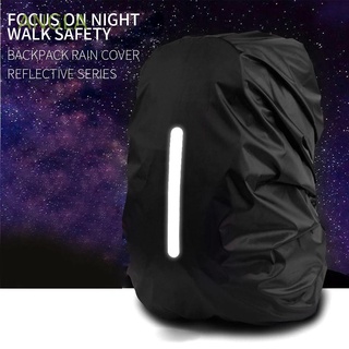 ANGLA Outdoor Sport Backpack Rain Cover Portable Dustproof Cover Waterproof Cover Polyester Outdoor Bags Camping Hiking Night Cycling Sport Bags Safety Reflective