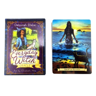 one Everyday Witch Oracle 40 Cartas Deck Tarot Completo Inglés Familia Juego De Mesa Astrología Adivinación Destino (6)