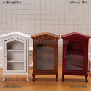mico 1:12 casa de muñecas armario estante de exhibición miniatura muebles gabinete de vino diy juguetes 210824