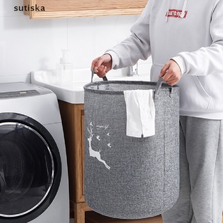 sutiska cesta plegable grande de almacenamiento de ropa sucia bolsa de lavado organizador co (3)