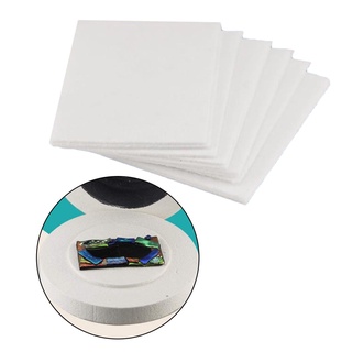 50pack de papel de fusión de vidrio cuadrado de fibra de cerámica de papel de cerámica herramienta de manualidades (7)
