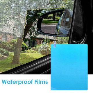 2pç Película Para Vidro E Espelho Lateral E Retrovisor Para Carros Impermeável Anti-Neblina Película À Prova De Chuva