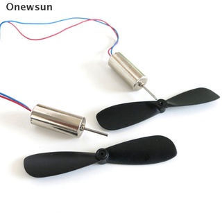 [Onewsun] Detalles acerca de 2 piezas V 48000RPM aviones eléctricos Coreless Motor + hélice para RC Toy