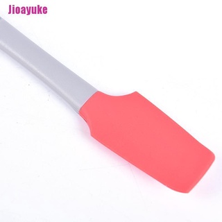[Jioayuke] espátula de silicona para mantequilla, crema, crema, raspador, cepillo para hornear (4)