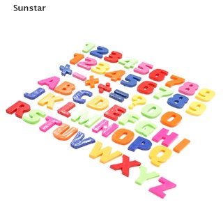 [Sunstar] Set de letras magnéticas coloridas y números imanes para nevera alfabeto (2)