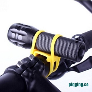 (tuhot) 5 piezas de correa de silicona para bicicleta, soporte de luz delantera, manillar de bicicleta