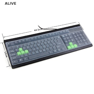 alive 1pc universal silicona escritorio ordenador teclado cubierta protector de piel cubierta de película