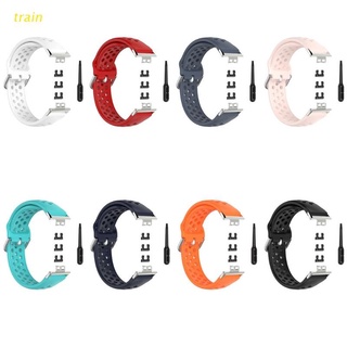 correa deportiva de silicona de repuesto transpirable para reloj -huawei watch fit 1.64" vivid amoled display watch