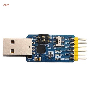 Poop CP2102 USB-UART 6 en 1 multifuncional módulo Serial adaptador CP2102 USB a TTL 485 232
