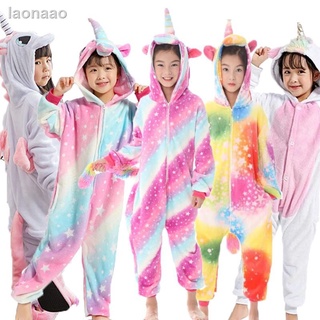 ^^kigurumi Onesie niños unicornio pijamas para niños Animal de dibujos animados manta durmientes bebé disfraz de invierno niñas Licorne Jumspuit