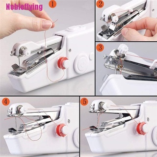 [Nobleflying] Mini máquina de coser portátil a mano rápida y práctica costura costura ropa (5)
