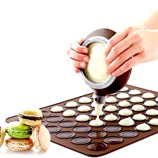 3 Pack Macaron Silicone Mat for Perfect Cookies, Non-Stick Coated (5)