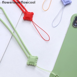 fcco - cordón de silicona para teléfono celular, localizador de etiquetas de aire, rastreador, cuerda para colgar