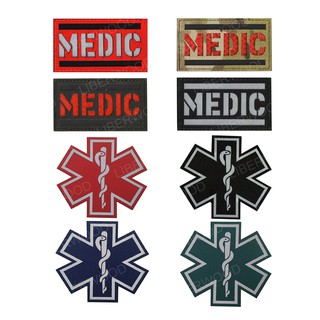 IR Multicam Infrarrojo MED Médico Parche Rescate EMS EMT Cruz Estrella De La Vida Emergencia Táctica ar