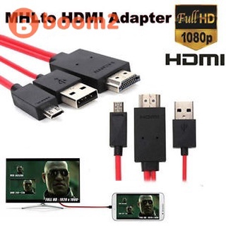 Adaptador De Cable De TV HD 1.8M MHL HML Micro USB A HDMI 1080P Para Samsung Galaxy