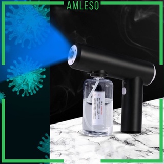 [AMLESO] Pulverizador eléctrico de mano inalámbrico Nano atomización de vapor desinfectante luz (1)