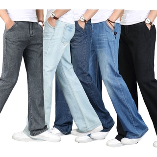 Viernes Marca outlet bootcut jeans Hombres Moda casual Elástico denim menpants slim fit (1)