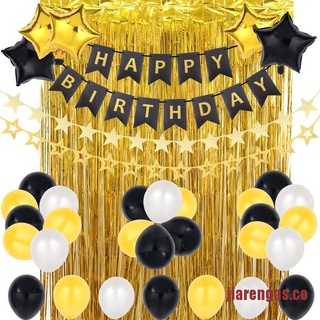 RENGA - juego de 42 decoraciones para fiestas de cumpleaños, diseño de pancartas