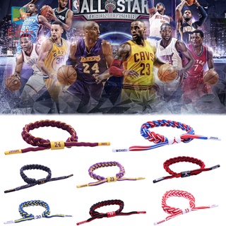 Pulsera erbfz De baloncesto NBA estrella Kobe Irving James Jordan Durant Brother deportivo con cordones