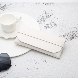 Negro portátil suave-empaquetado de cuero gafas caso | lentes de Cassette para hombre y mujer/caja de almacenamiento de gafas de sol (4)