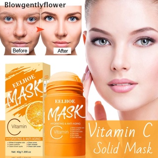 Blowgentlyflower Solid Mask Charcoal Mask Vitamin C Mask for Face Purifying Clay Stick Mask 2021 BGF