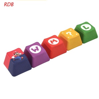 RDB OEM Mario Teclas Set PBT Tinte Sub Para Teclado Mecánicokailh Cherry Gateron MX (1)