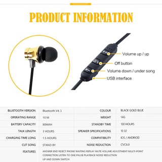 Audífonos deportivos XT11 magnéticos estéreo inteligentes audífonos inalámbricos deportivos audífonos deportivos universales (6)