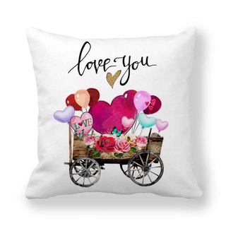 ✩Mx♂Fundas de almohada para el día de san valentín, camión amor corazón flor decoración fundas de almohada para sofá cama sofá cama