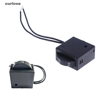 [ourlove] interruptor de control de velocidad de plástico herramienta eléctrica fa-8/1fe 5e4 6 posiciones [ourlove]