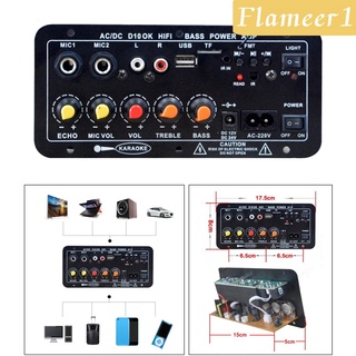 [FLAMEER1] Altavoz Bluetooth sonido 30-120W 220V/12V/24V coche Mono AMP módulo