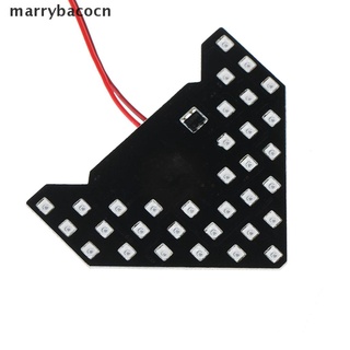 marrybacocn 33-smd 12v secuencial led flechas panel para coche espejo lateral señal de giro luz co