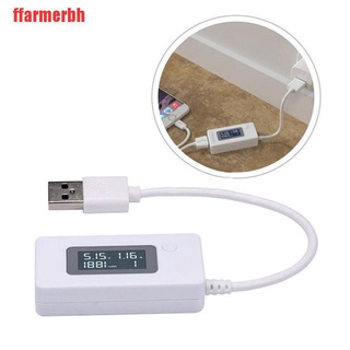 {ffarmerbh}USB LCD Detector Voltmeter Ammeter Power Capacity Battery Current Meter Tester JJK (1)
