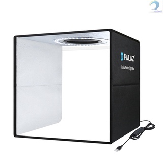 puluz lightbox mini photo studio light box con 6 fondos de color foto tiro tienda kit 80pcs luz led habitación plegable fotografía iluminación (1)