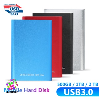 amqueen 500gb/1tb/2tb portátil 2.5 pulgadas usb 3.0 sata almacenamiento externo disco duro hdd