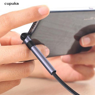 cupuka micro usb tipo c cable cargador rápido 180 grados rotación cable de datos 2.4/3a cargador co