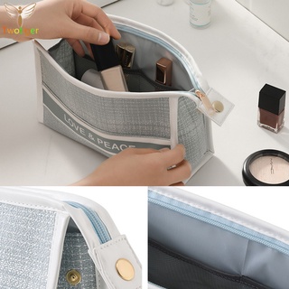 Bolsa de maquillaje para las mujeres con cremallera bolsa de almacenamiento organizador de viaje pequeña bolsa de aseo portátil (7)